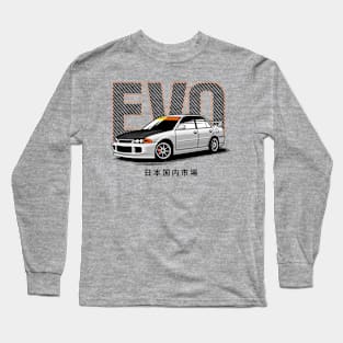 JDM car Mitsubishi Lancer evo Long Sleeve T-Shirt